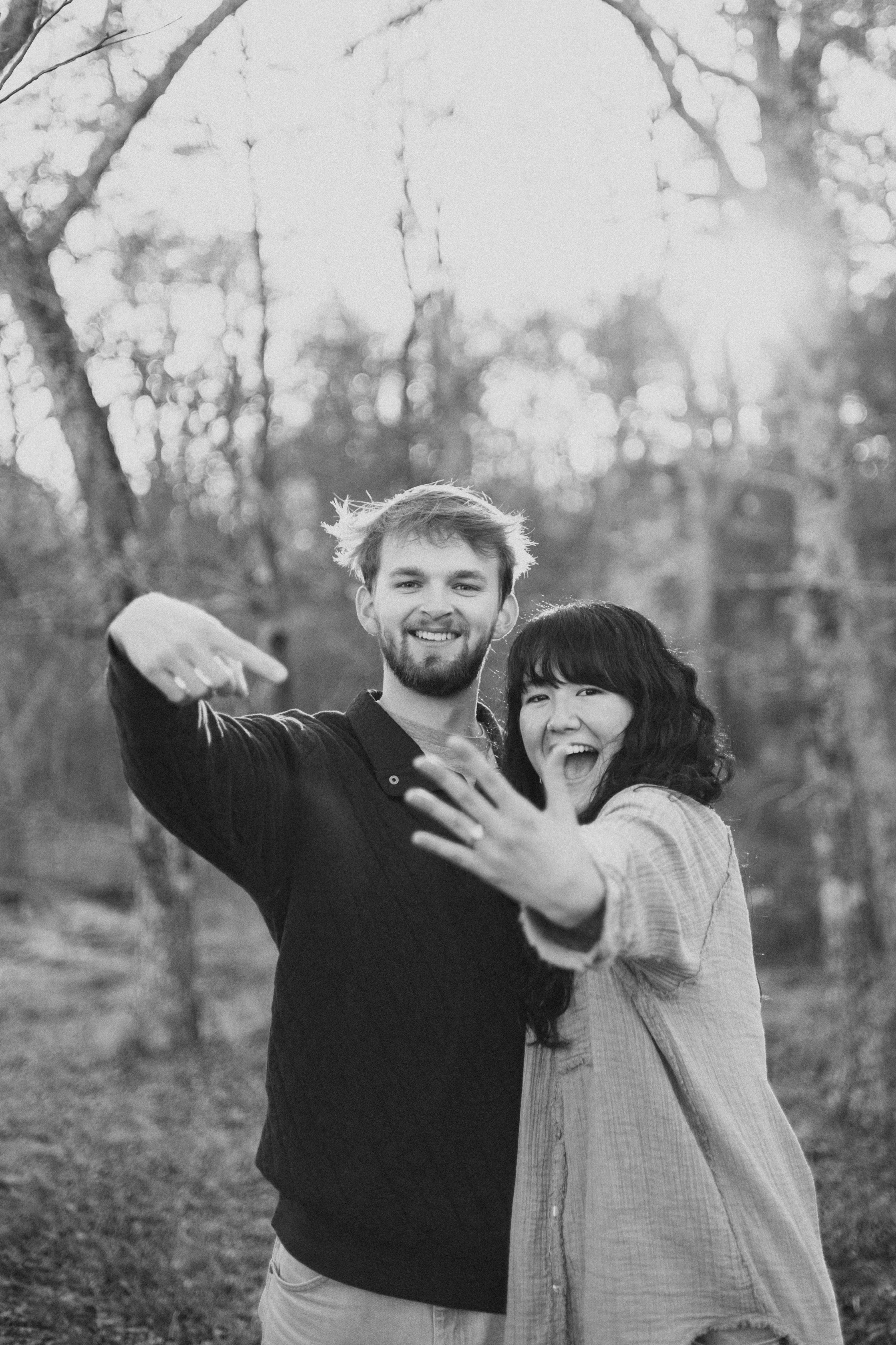 Abby and Jacob laughing